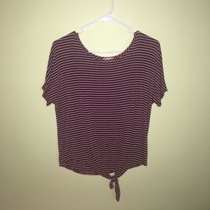 Red Stripped Top
